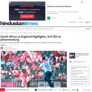 A complete backup of www.hindustantimes.com/cricket/south-africa-vs-england-live-score-3rd-odi-at-johannesburg/story-y6niehzhqVw
