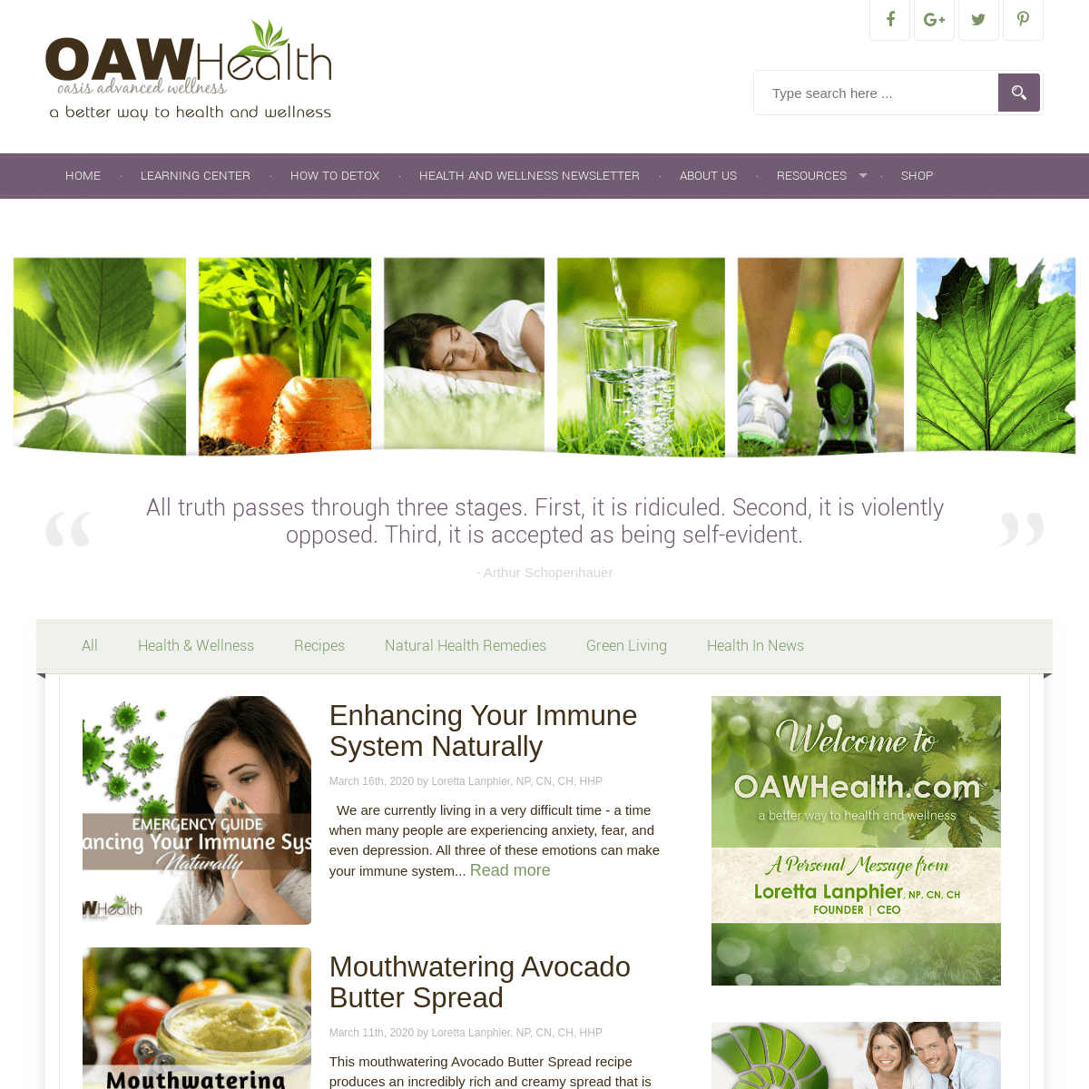 A complete backup of oawhealth.com