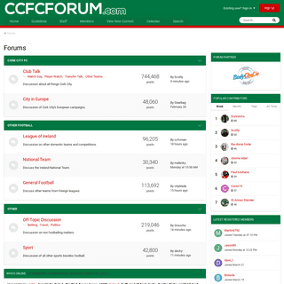 A complete backup of ccfcforum.com