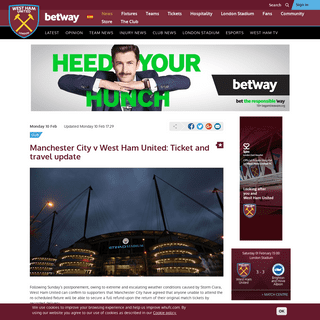 A complete backup of www.whufc.com/news/articles/2020/february/09-february/manchester-city-v-west-ham-united-match-postponed