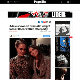 A complete backup of pagesix.com/2020/02/11/adele-shows-off-dramatic-weight-loss-at-oscars-2020-afterparty/