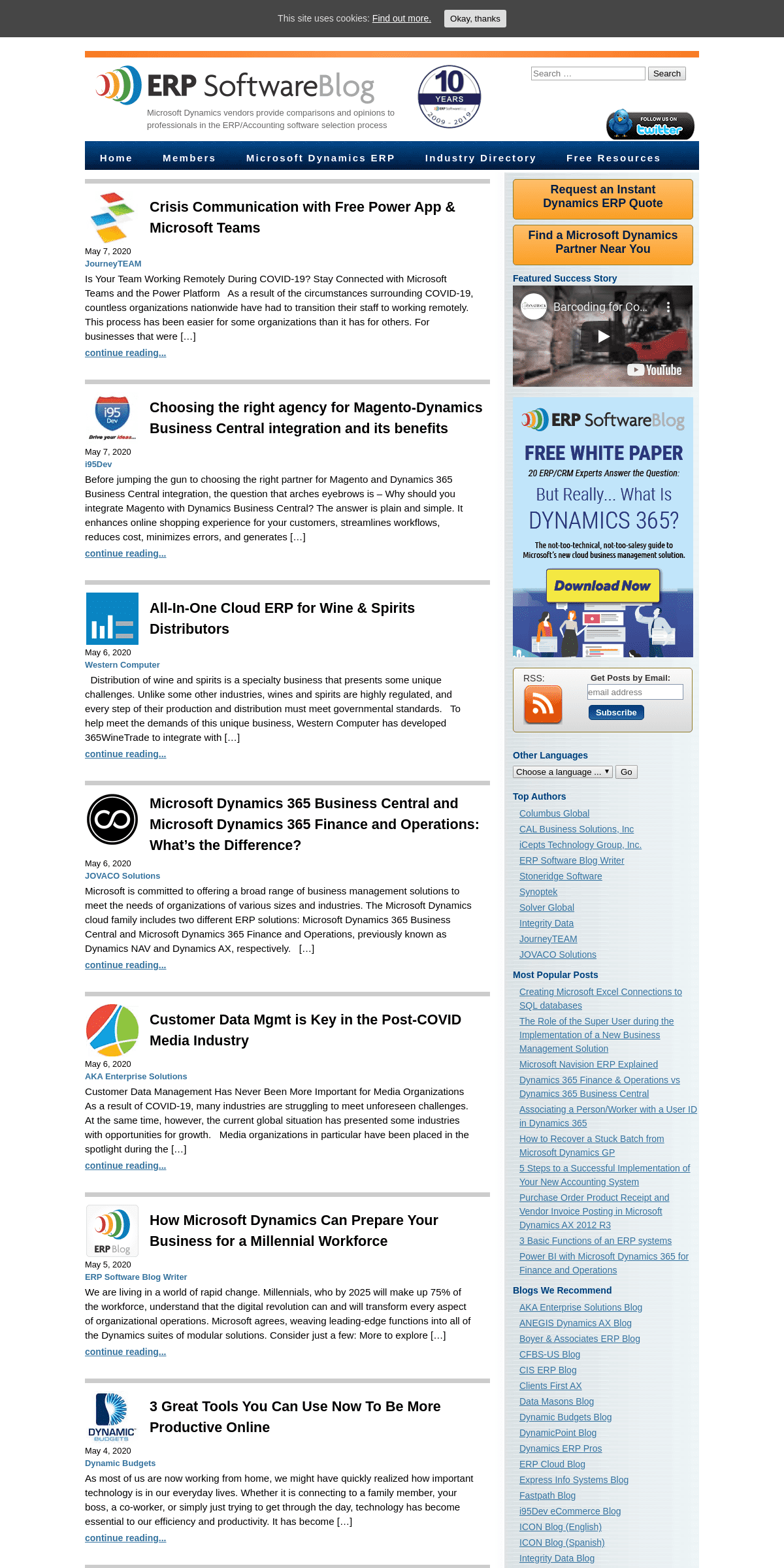 A complete backup of erpsoftwareblog.com