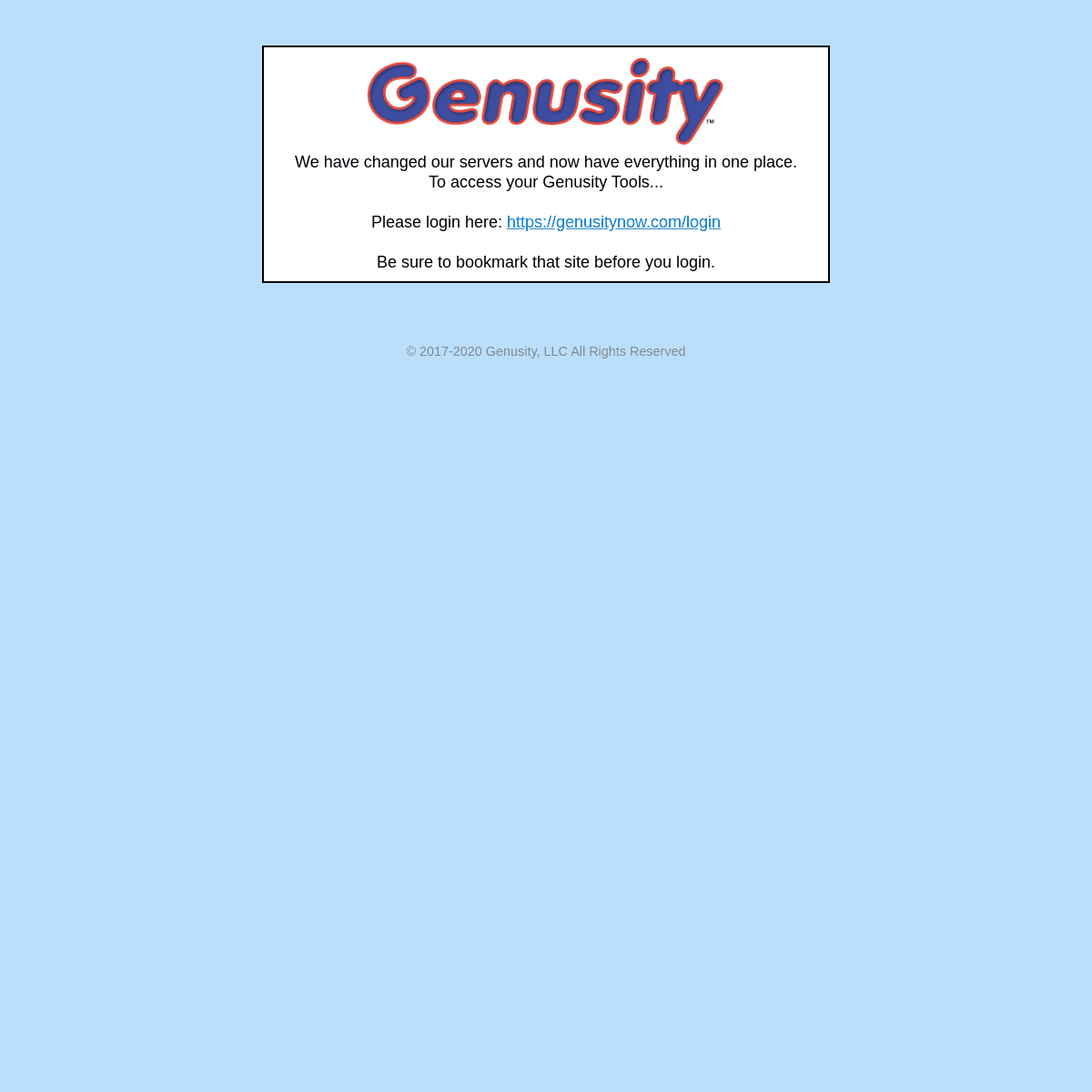 A complete backup of genusitytools.com