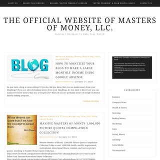 A complete backup of mastersofmoney.com