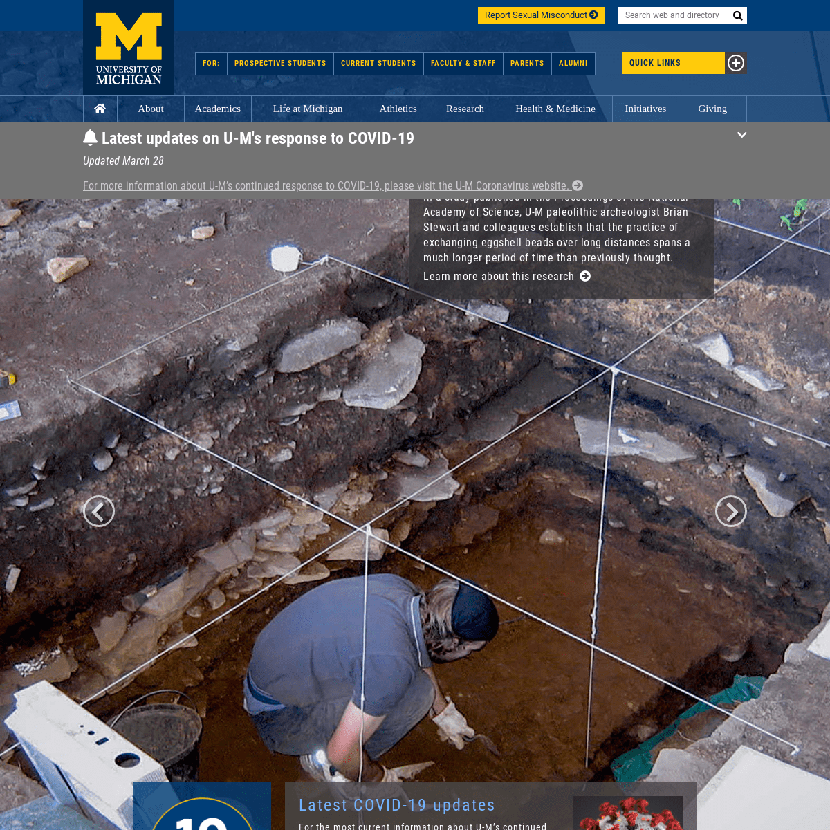 A complete backup of umich.edu