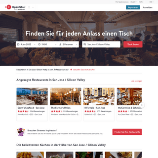 A complete backup of opentable.de