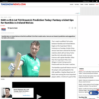 A complete backup of www.timesnownews.com/sports/cricket/article/namibia-vs-ireland-wolves-1st-t20-dream11-prediction-today/5547
