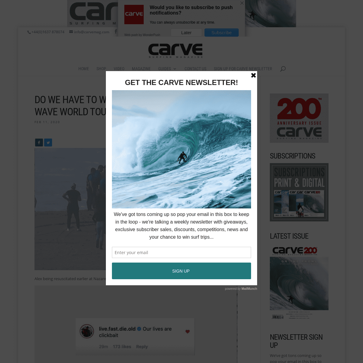 A complete backup of www.carvemag.com/2020/02/do-we-have-to-watch-someone-die-on-wsl-big-wave-world-tour/