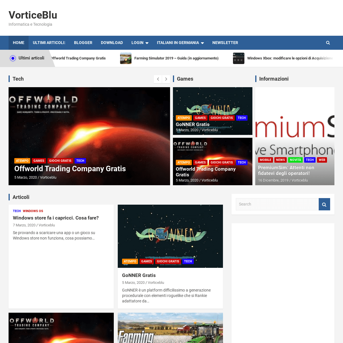 A complete backup of vorticeblu.com