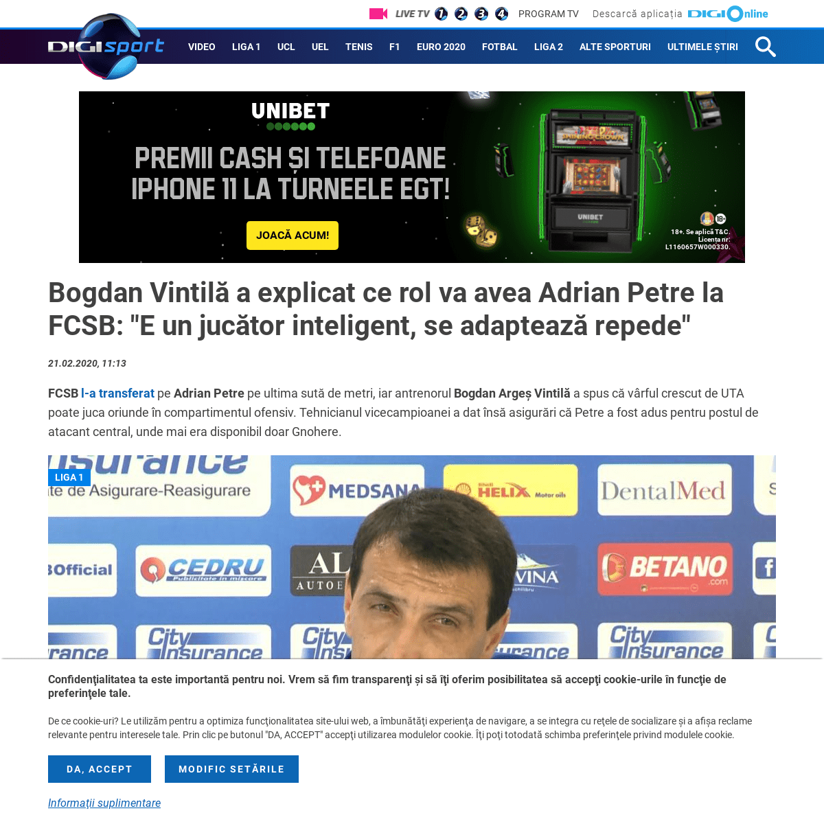 A complete backup of www.digisport.ro/fotbal/liga-1/bogdan-vintila-a-explicat-ce-rol-va-avea-adrian-petre-la-fcsb-e-un-jucator-i