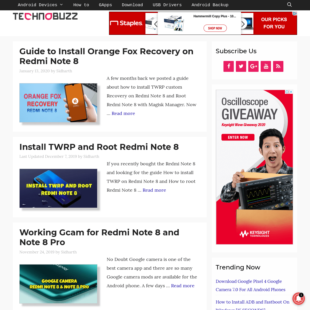 A complete backup of technobuzz.net