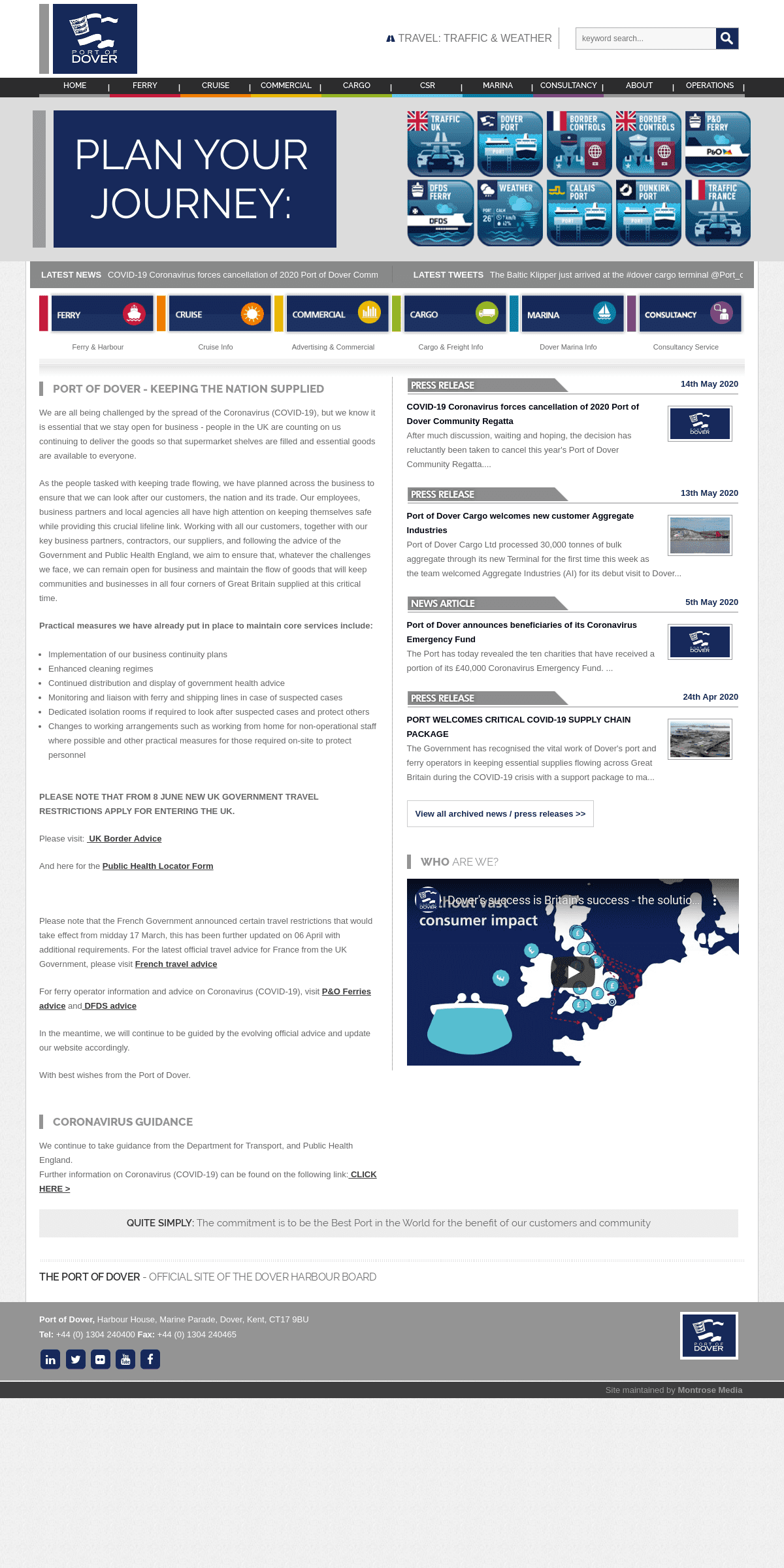 A complete backup of doverport.co.uk