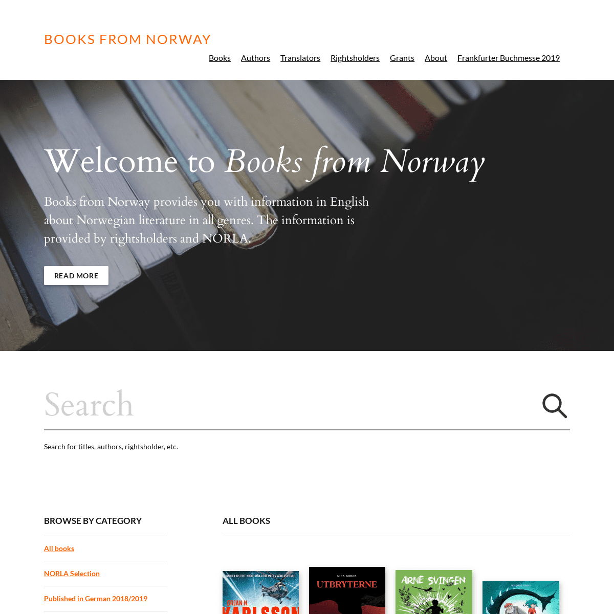 A complete backup of booksfromnorway.com