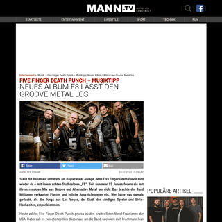 A complete backup of www.mann.tv/musik/five-finger-death-punch-musiktipp-neues-album-f8-laesst-den-groove-metal-los