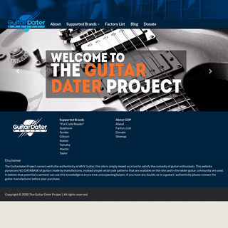 A complete backup of guitardaterproject.org