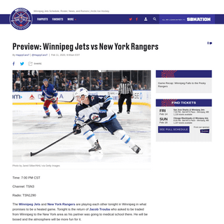 A complete backup of www.arcticicehockey.com/2020/2/11/21132914/preview-winnipeg-jets-vs-new-york-rangers-trouba-jacob-hellebuyc