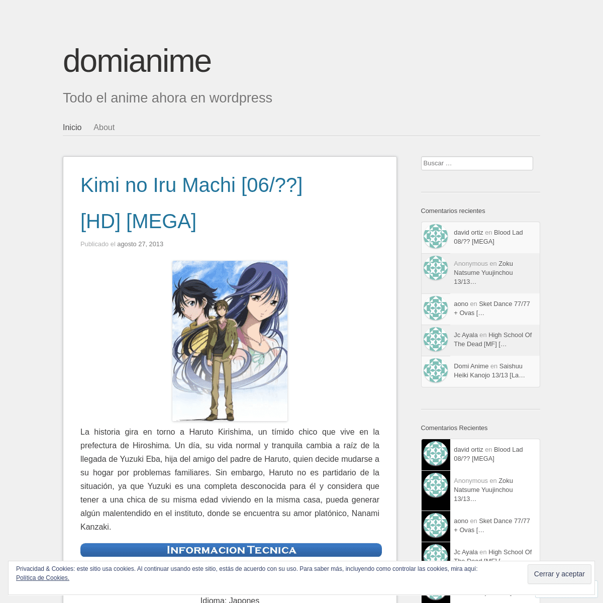 A complete backup of domianime.wordpress.com