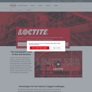 A complete backup of loctite.in