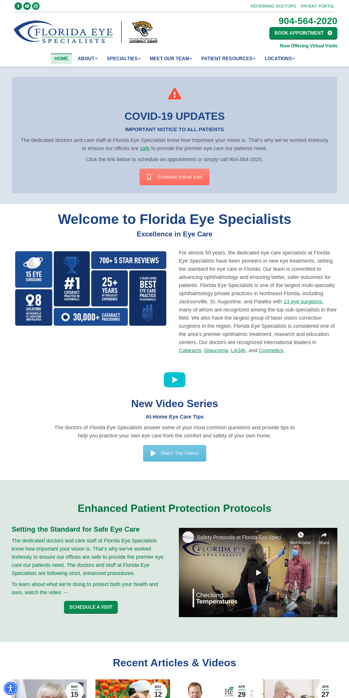 A complete backup of floridaeyespecialists.com