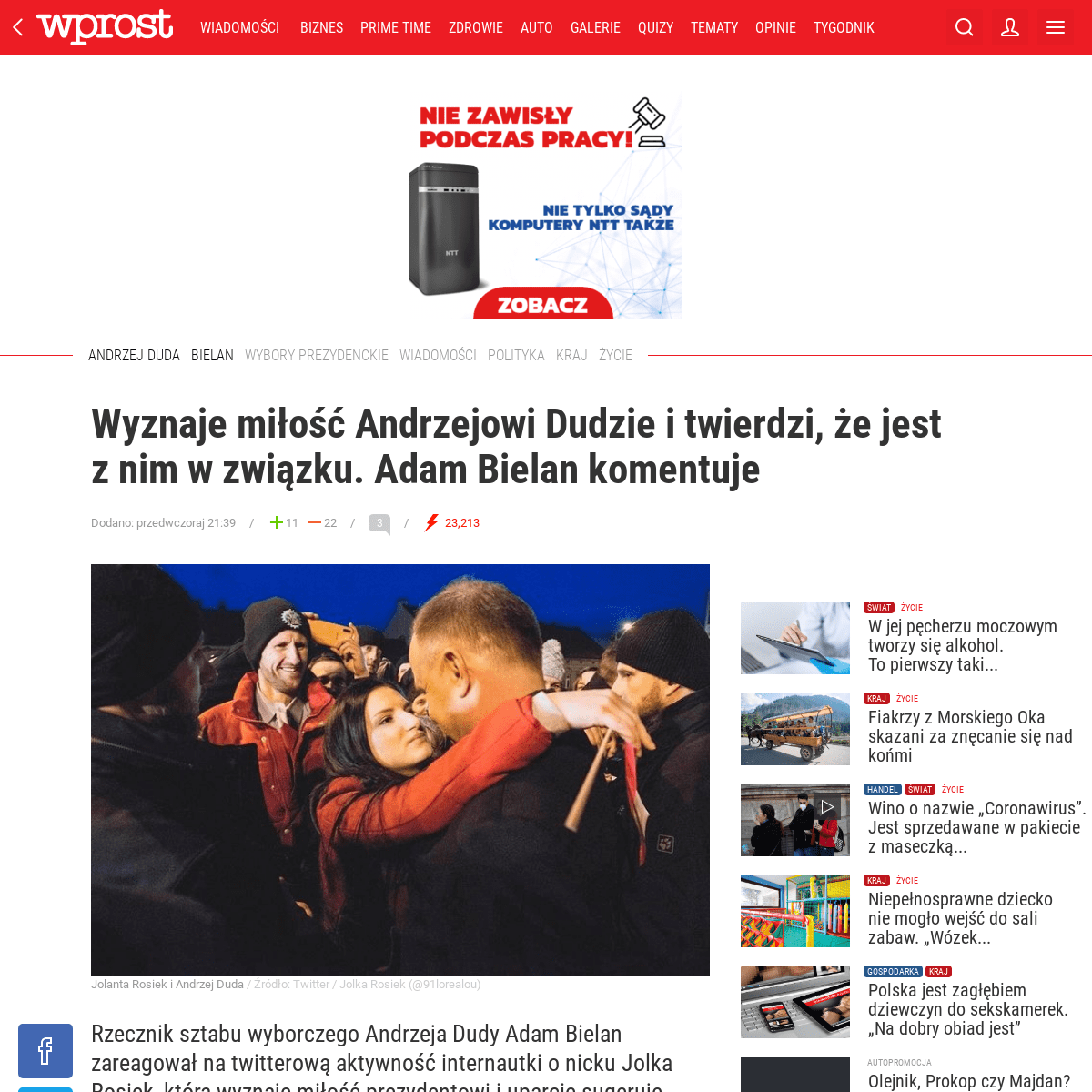 A complete backup of www.wprost.pl/zycie/10301873/wyznaje-milosc-andrzejowi-dudzie-i-twierdzi-ze-jest-z-nim-w-zwiazku-adam-biela
