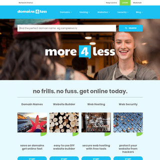 A complete backup of domains4less.co.nz