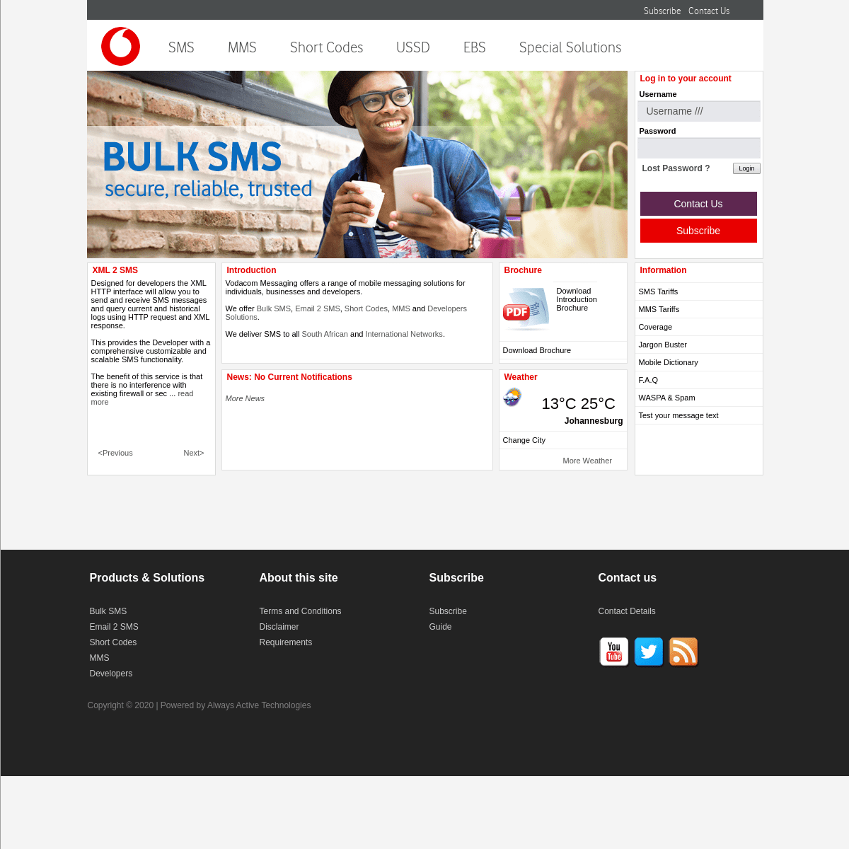 A complete backup of vodacommessaging.co.za