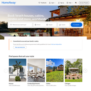 A complete backup of homeaway.com