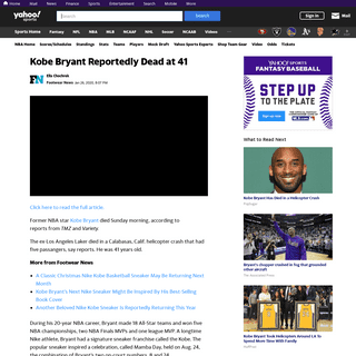 A complete backup of sports.yahoo.com/kobe-bryant-reportedly-dead-41-195636817.html