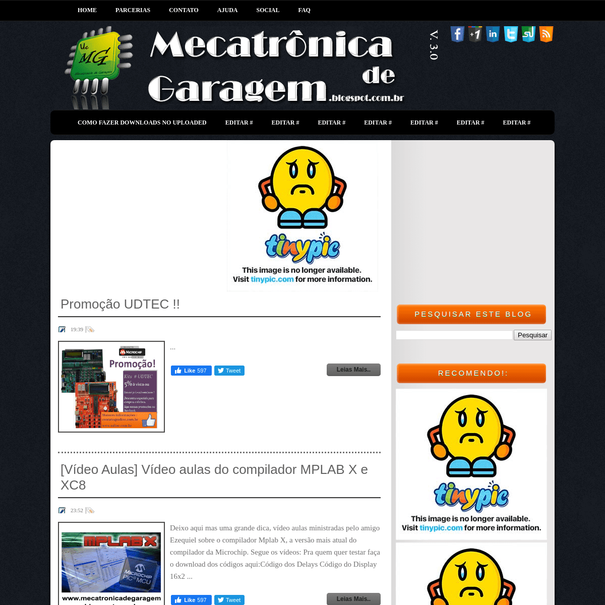 A complete backup of mecatronicadegaragem.blogspot.com