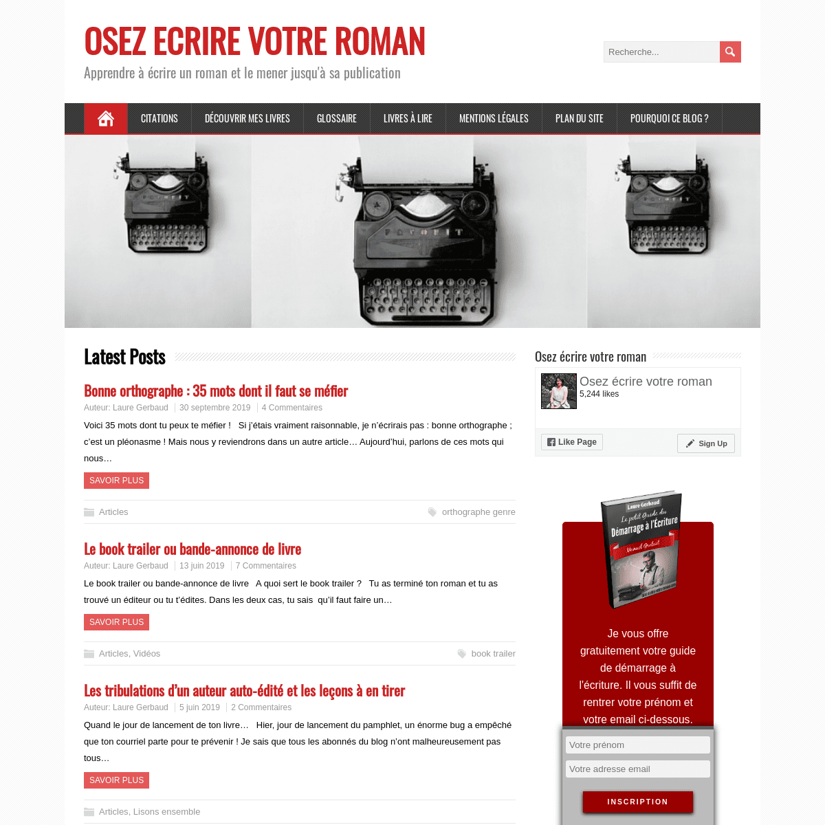 A complete backup of osez-ecrire-votre-roman.com