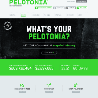A complete backup of pelotonia.org