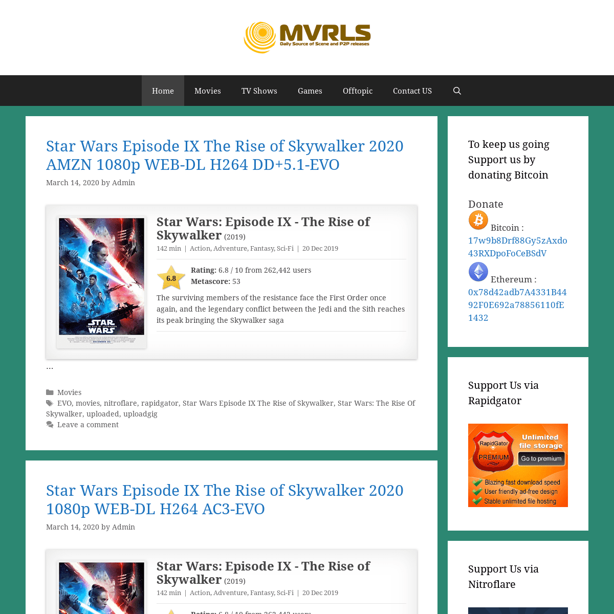 A complete backup of mvrls.com