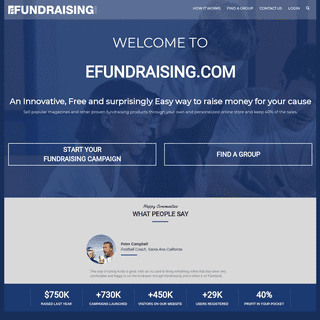 A complete backup of efundraising.com