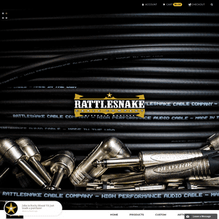 A complete backup of rattlesnakecables.com