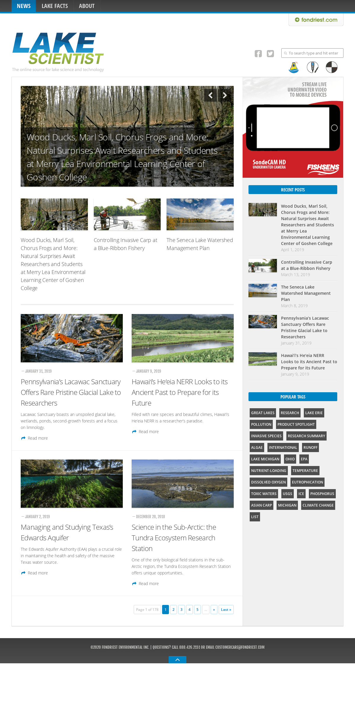 A complete backup of lakescientist.com