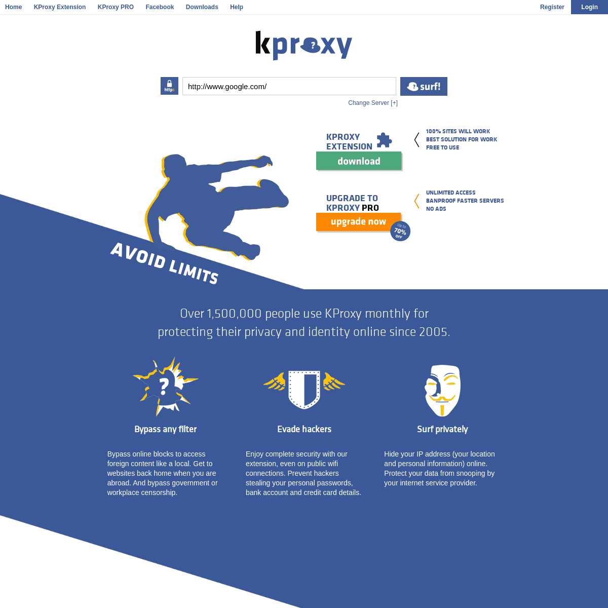 A complete backup of kproxy.com