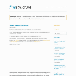 A complete backup of finestructure.co