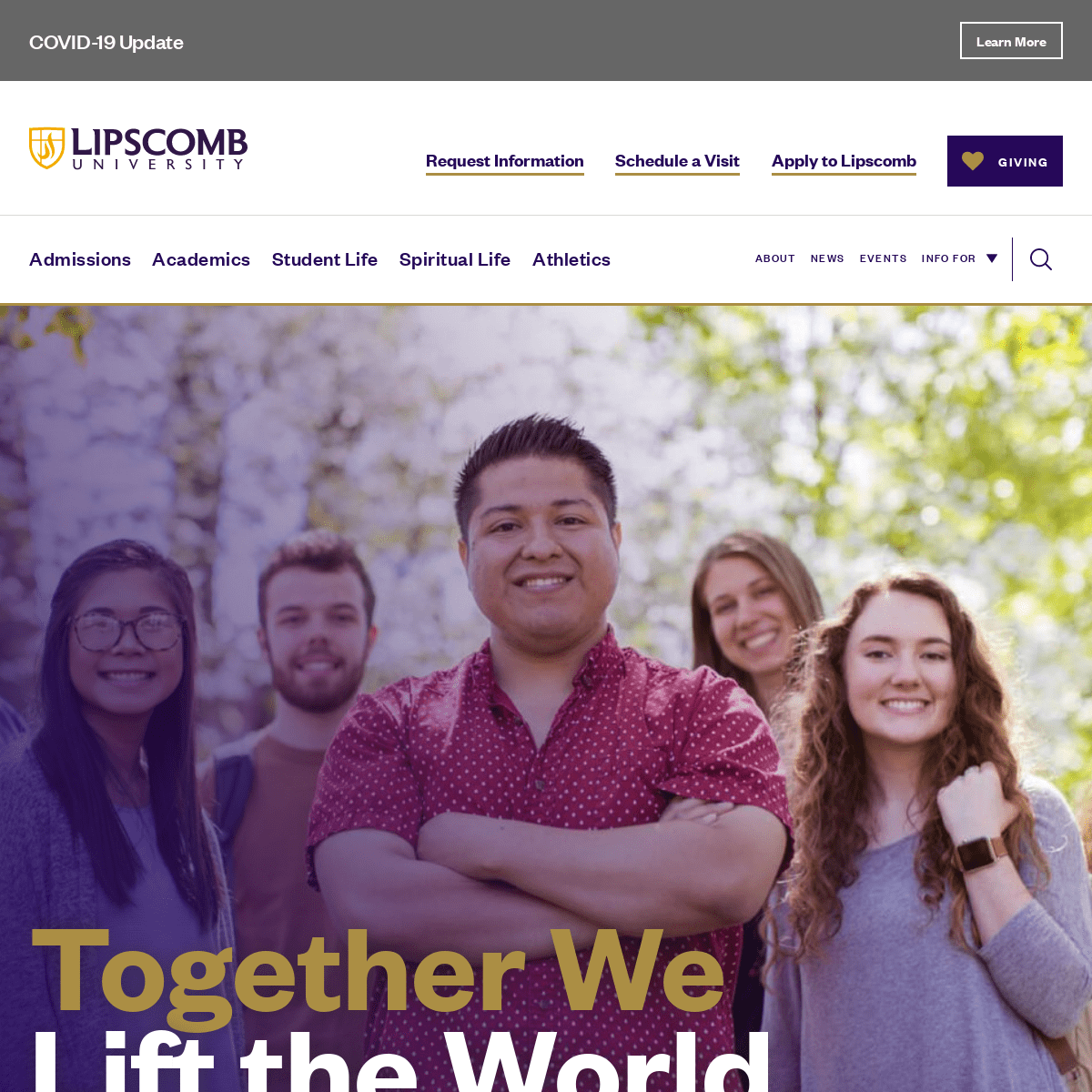 A complete backup of lipscomb.edu