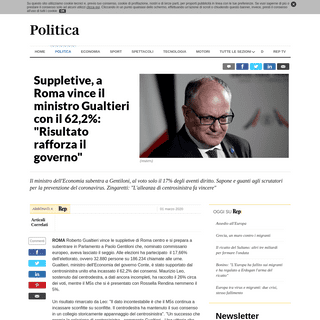 A complete backup of www.repubblica.it/politica/2020/03/01/news/camera_roma_centro_gentiloni_leo_rendina_voto-249933826/