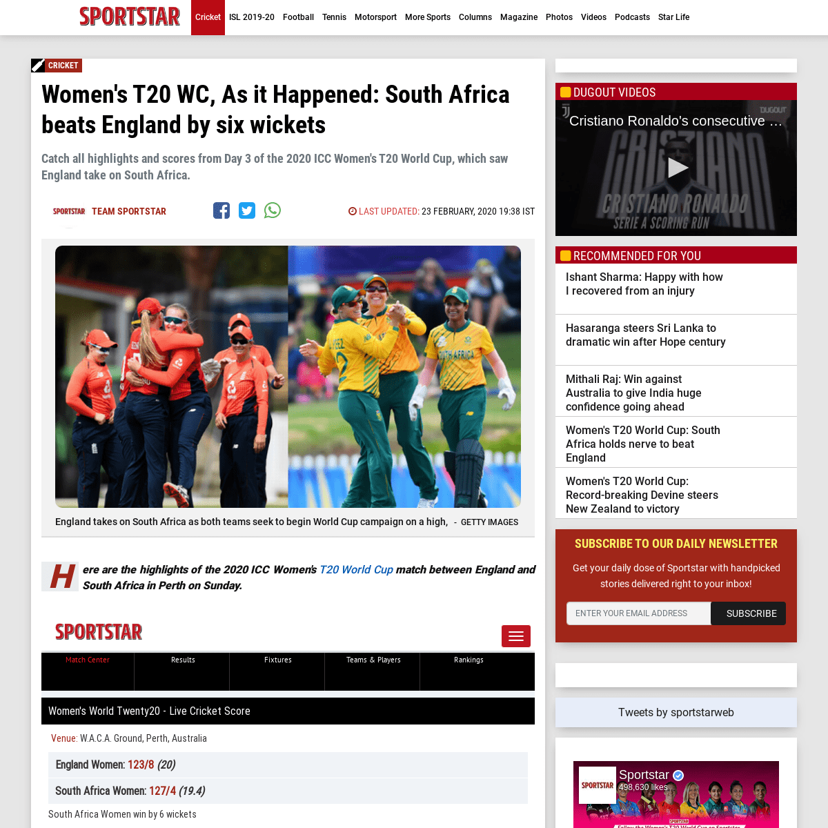 A complete backup of sportstar.thehindu.com/cricket/womens-t20-world-cup-england-vs-south-africa-live-streaming-score-commentary