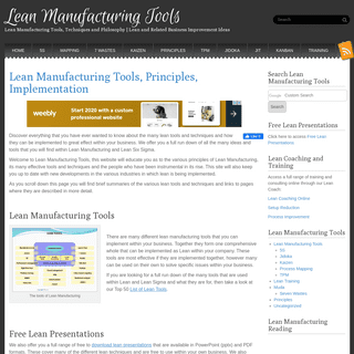 A complete backup of leanmanufacturingtools.org