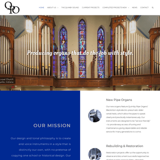 A complete backup of quimbypipeorgans.com