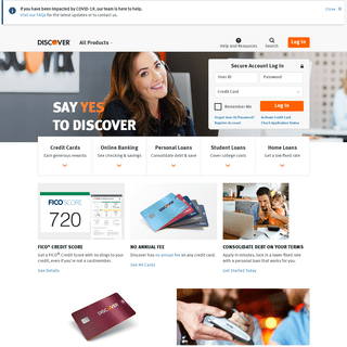 A complete backup of discover.com