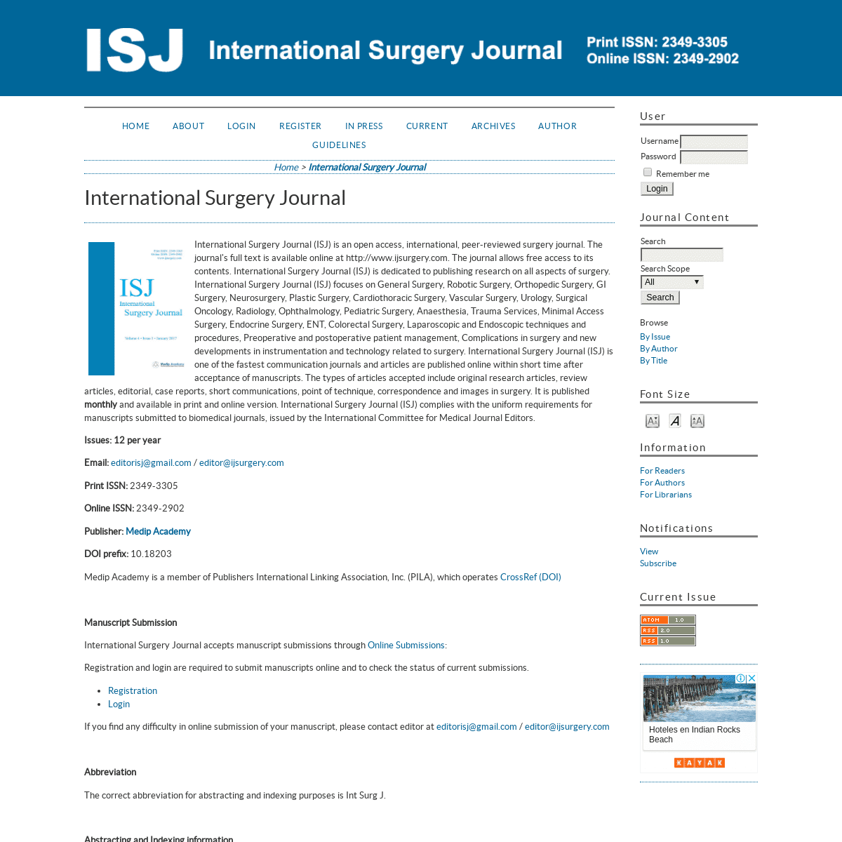 A complete backup of ijsurgery.com