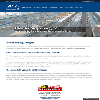 A complete backup of acgconveyors.com