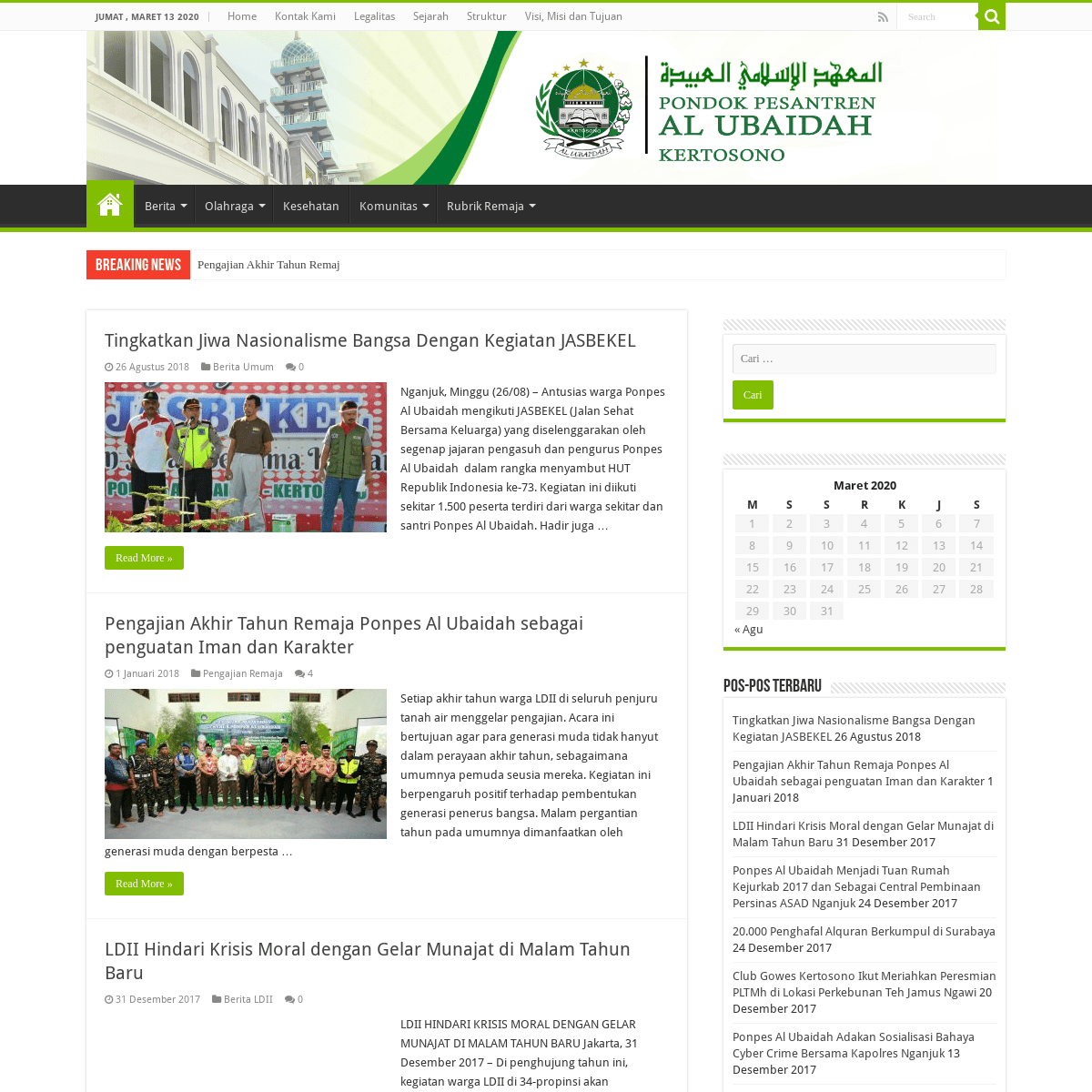 A complete backup of alubaidah.org