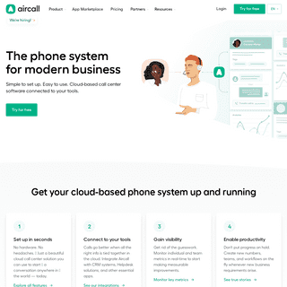 A complete backup of aircall.io