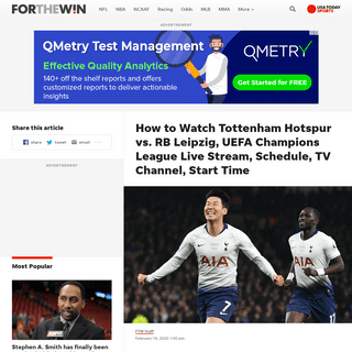 A complete backup of ftw.usatoday.com/2020/02/how-to-watch-tottenham-hotspur-vs-rb-leipzig-uefa-champions-league-live-stream-sch