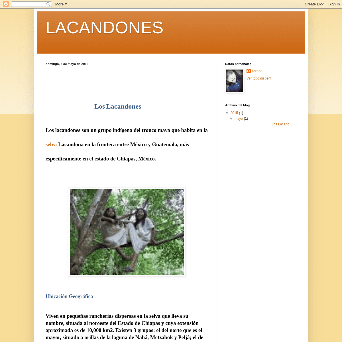 A complete backup of lacandonessables.blogspot.com