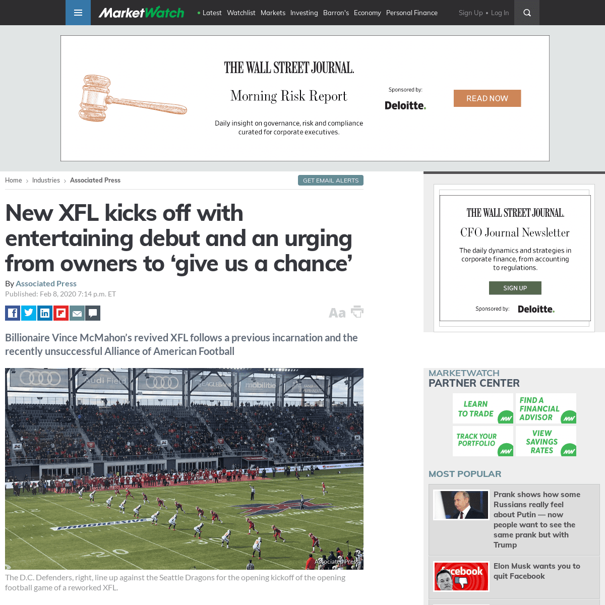 A complete backup of www.marketwatch.com/story/new-xfl-kicks-off-with-entertaining-debut-and-an-urging-from-owners-to-give-us-a-